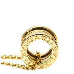 Pre Owned Bvlgari B-zero1 18K Yellow Gold Necklace 