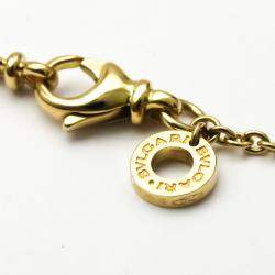 Pre Owned Bvlgari B-zero1 18K Yellow Gold Necklace 