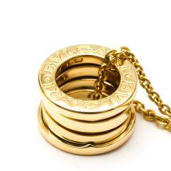 Pre Owned Bvlgari B-zero1 18K Yellow Gold Necklace 