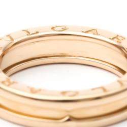 Pre Owned Bvlgari B.Zero1 18K Rose Gold Ring EU 52