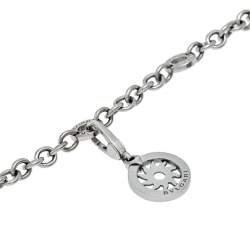 Bvlgari Sun Charm 18k White Gold Bracelet