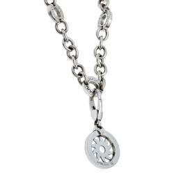 Bvlgari Sun Charm 18k White Gold Bracelet