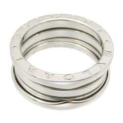 Pre Owned Bvlgari B.Zero1 3-Band 18K White Gold Ring EU 53