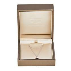 Pre Owned Bvlgari Divas' Dream Diamonds 18k White Gold Charm Bracelet SM