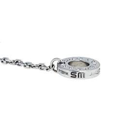Pre Owned Bvlgari Divas' Dream Diamonds 18k White Gold Charm Bracelet SM