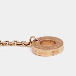 Pre Owned Bvlgari Divas' Dream Carnelian 18k Rose Gold Charm Bracelet  SM