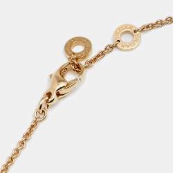 Pre Owned Bvlgari Cicladi 18K Yellow Gold Pendnat Necklace