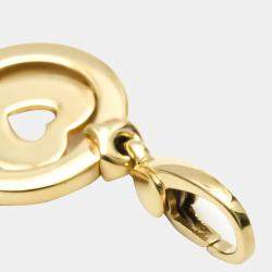 Pre Owned Bvlgari Tondo Heart 18K Yellow Gold Charms and Pendants