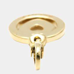 Pre Owned Bvlgari Tondo Heart 18K Yellow Gold Charms and Pendants