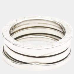 Pre Owned Bvlgari B.zero1 18K White Gold Ring EU 52
