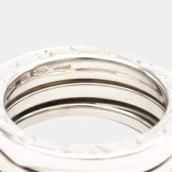 Pre Owned Bvlgari B.zero1 18K White Gold Ring EU 52