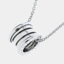 Pre Owned Bvlgari B.Zero1 18K White Gold Necklace