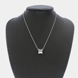 Pre Owned Bvlgari B.Zero1 18K White Gold Necklace