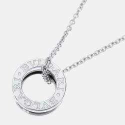 Pre Owned Bvlgari B.Zero1 18K White Gold Necklace