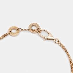 Bvlgari Divas' Dream Carnelian 18k Rose Gold Charm Bracelet SM