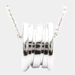 Pre Owned Bvlgari B.Zero1 18K White Gold Necklace