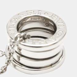 Pre Owned Bvlgari B.Zero1 18K White Gold Necklace