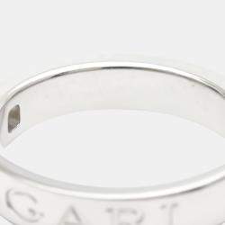 Pre Owned Bvlgari Bvlgari 18K White Gold Diamond Ring EU 53