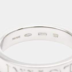 Pre Owned Bvlgari Bvlgari 18K White Gold Diamond Ring EU 53