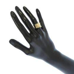 Pre Owned Bvlgari B.Zero1 18K Yellow Gold Ring EU 53
