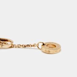 Pre Owned Bvlgari Divas' Dream Mother of Pearl 18K Rose Gold Charm Bracelet SM