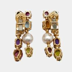 Bvlgari Multi-Gem Allegra 18k Yellow Gold Necklace Set