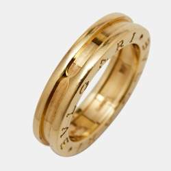 Pre Owned Bvlgari B.Zero1 18K Yellow Gold 1 Band Ring Size 52