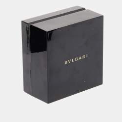 Pre Owned Bvlgari B.Zero1 18k Yellow Gold Stainless Steel Open Cuff Bracelet S