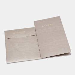 Pre Owned Bvlgari Divas' Dream Mother of Pearl 18k Rose Gold Charm Bracelet SM