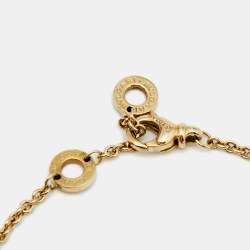 Pre Owned Bvlgari B.zero1 18K Three Tone Gold Element Soft Bracelet