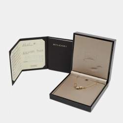 Pre Owned Bvlgari B.zero1 18K Three Tone Gold Element Soft Bracelet