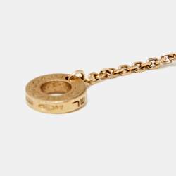 Pre Owned Bvlgari Divas' Dream Onyx 18k Rose Gold Charm Bracelet M/L