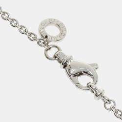 Pre Owned Bvlgari 18K White Gold B.zero1 Pendant Necklace