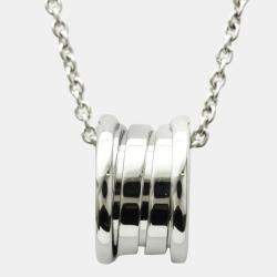 Pre Owned Bvlgari B.zero1 18K White Gold Necklace