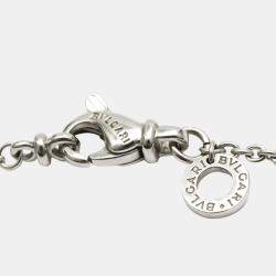 Pre Owned Bvlgari B.zero1 18K White Gold Necklace