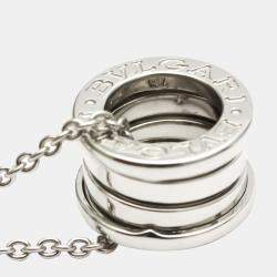 Pre Owned Bvlgari B.zero1 18K White Gold Necklace