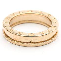 Pre Owned Bvlgari B.Zero1 18K Rose Gold Ring EU 51