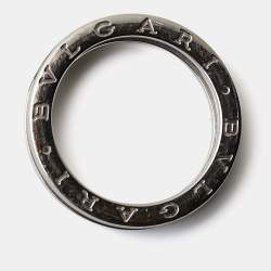 Pre Owned Bvlgari B.Zero1 18k White Gold 1-Band Ring Size 62