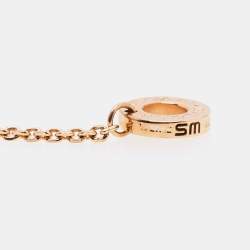Bvlgari Divas' Dream Malachite 18k Rose Gold Charm Bracelet S/M