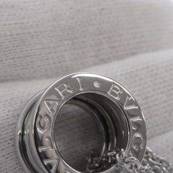 Pre Owned Bvlgari B.Zero1 18K White Gold Necklace