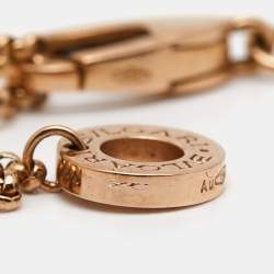 Pre Owned Bvlgari Bvlgari Mother of Pearl 18k Rose Gold Pendant Necklace