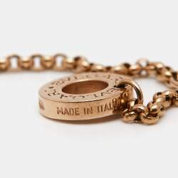 Pre Owned Bvlgari Bvlgari Mother of Pearl 18k Rose Gold Pendant Necklace