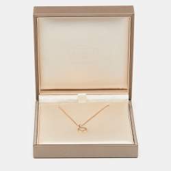 Pre Owned Bvlgari Bvlgari Mother of Pearl 18k Rose Gold Pendant Necklace