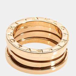 Pre Owned B.Zero1 3-Band Ring in Rose Gold Ring Size EU 50-US 5.25