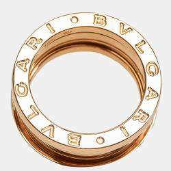 Pre Owned B.Zero1 3-Band Ring in Rose Gold Ring Size EU 50-US 5.25