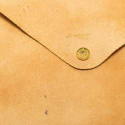 Pre Owned Bvlgari Tondo Lapis Lazuli Onyx 18k Yellow Gold Stainless Steel Leather Cord Pendant Necklace