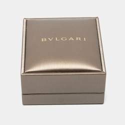 Pre Owned Bvlgari Bvlgari Mother of Pearl Diamond 18k Rose Gold Bracelet M/L