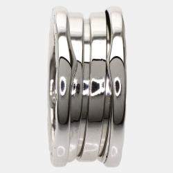 Bvlgari B.Zero1 18K White Gold Ring EU 51