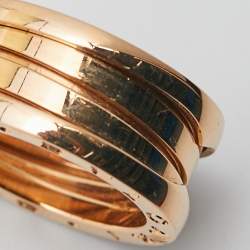 Bvlgari B.Zero1 18k Rose Gold 3 Band Ring Size 50