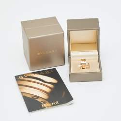 Bvlgari B.Zero1 18k Rose Gold 3 Band Ring Size 50